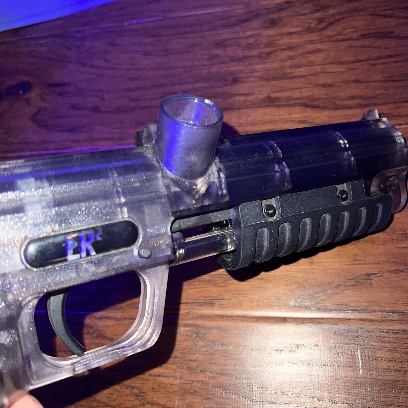 JT Clear Ghost ER2 Pump action paintball gun Pistol Free Shipping stock class 
