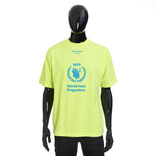 T-Shirt In Neon Yellow Cotton Jersey | eBay