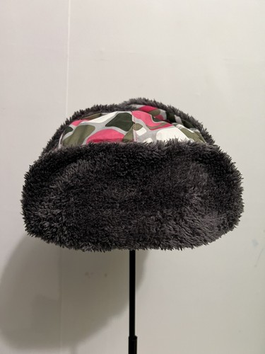 Columbia Youth Kids Girls Pink Winter Aviator Trapper Hat - Size S/M - Picture 4 of 10
