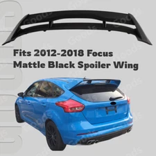 Rear Roof  Wing Spoiler Matte Black Fits Ford Focus Hatchback RS Style 2012-2018