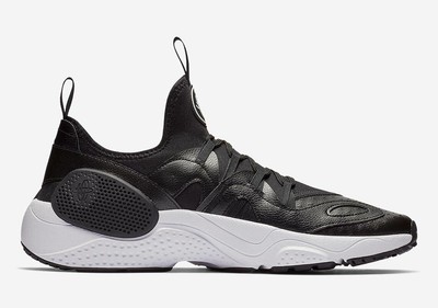 nike huarache black leather