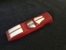 Vintage 1974 HASBRO 6720 Pawtucket Red Plastic Metal Ricochet Slot Race Car 4"
