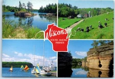 Postcard - You're Among Friends - Wisconsin
