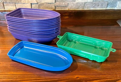 McDonald's Plastic Boats N Floats McDonaldland Train Happy Meal Toy Bottoms New