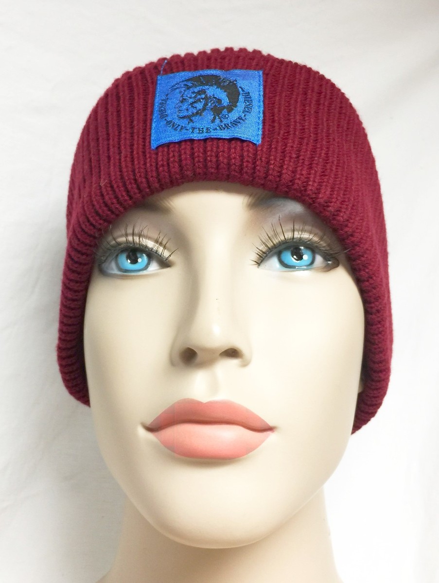 帽子 DIESEL - damage knit cap Men's Caps: Winter hats and caps, with logo | Diesel®