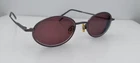 Vintage Hudson Gray Oval Metal Sunglasses FRAMES ONLY