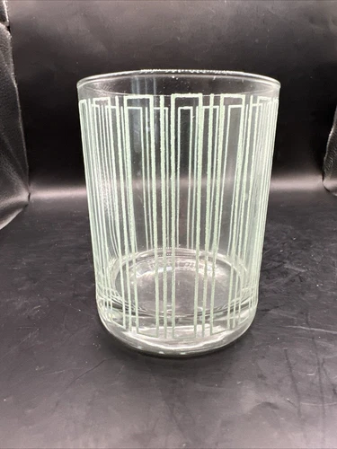 Vintage Culver Madison Sea Foam Green Db Old Fashion Glasses In Original Box MCM