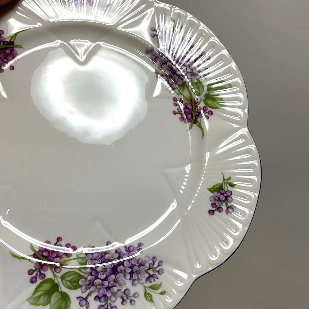シェリー　ライラックタイム　21cm プレート Shelley Lilac Time Plate 21cm | eBay