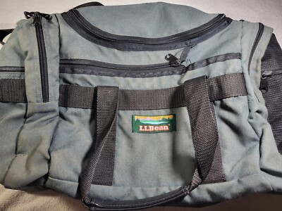 LL Bean Mountain Classic Cordura Duffle, Medium, Dark Green