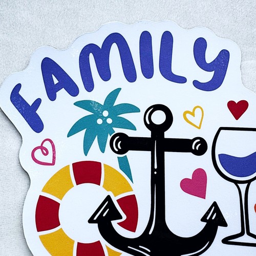 Family Friends Sister Mother Cruise Door Magnet Sign, Cruising Ship Personalized - Picture 2 of 6