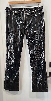 VTG 90s Y2K Lip Service Contraband Pleather Pants Mall Goth VTG 90s Y2K Lip Service Contraband Pleather Pants Mall Goth