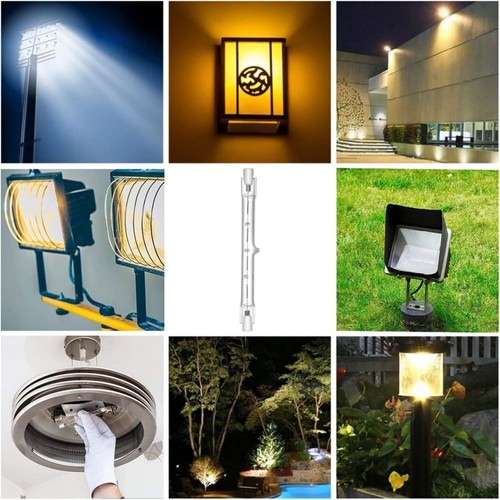 Halogenlampe R7s 78mm 118mm Glasröhre Glühbirne COB 220V 240V - Afbeelding 13 van 19
