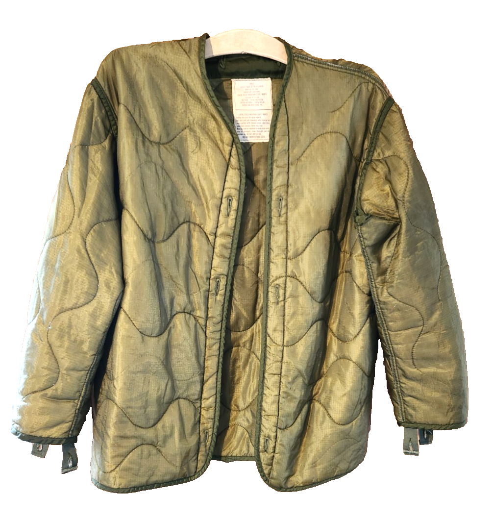 US Military Cold Weather Field Coat Liner Men's Small Jacket Gibraltar Army