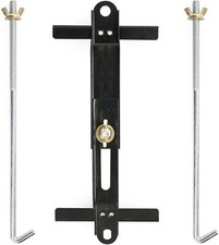 10.6 27cm Adjustable Car Battery Tie Down Bracket With J Bolts Hold Down Sets