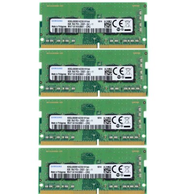 Samsung 32GB (4X 8GB ) DDR4 2400MHz PC4-19200 SODIMM Memory Ram