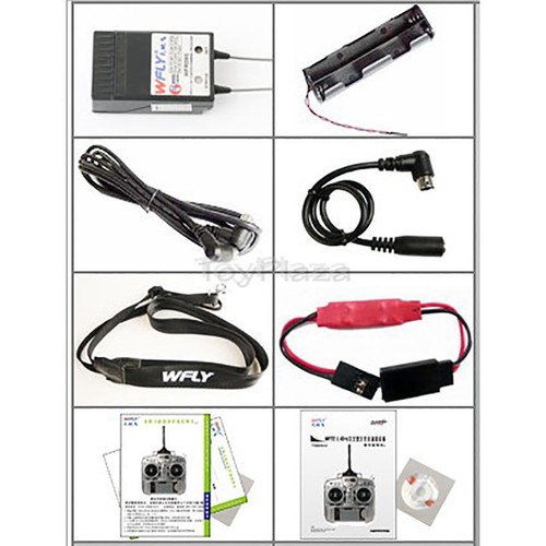 WFLY WFT09-II 2.4GHz 9Ch Radio System WFR09S RX PPM/PCMS 1024 Mode 2 RC HOBBY - Picture 2 of 2