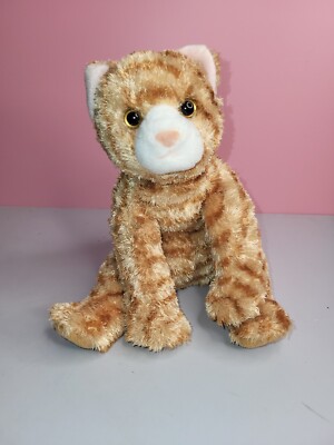 TY  BEANIE BUDDY Cat KITTY ORANGE TABBY APRICOT  2004 13'' PLUSH 