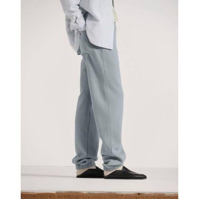 AURALEE Smooth Soft Sweat Pants Blue Gray 100% Cotton New 23AW 