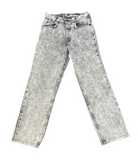 Vintage Levi's 705-0256 Student Men  s 29x26 Distressed Gray Acid Wash Jeans USA
