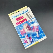 Vintage Arm Floats Water Wings Aqua Fun 1994 Inflatable Learn to Swim Beginner