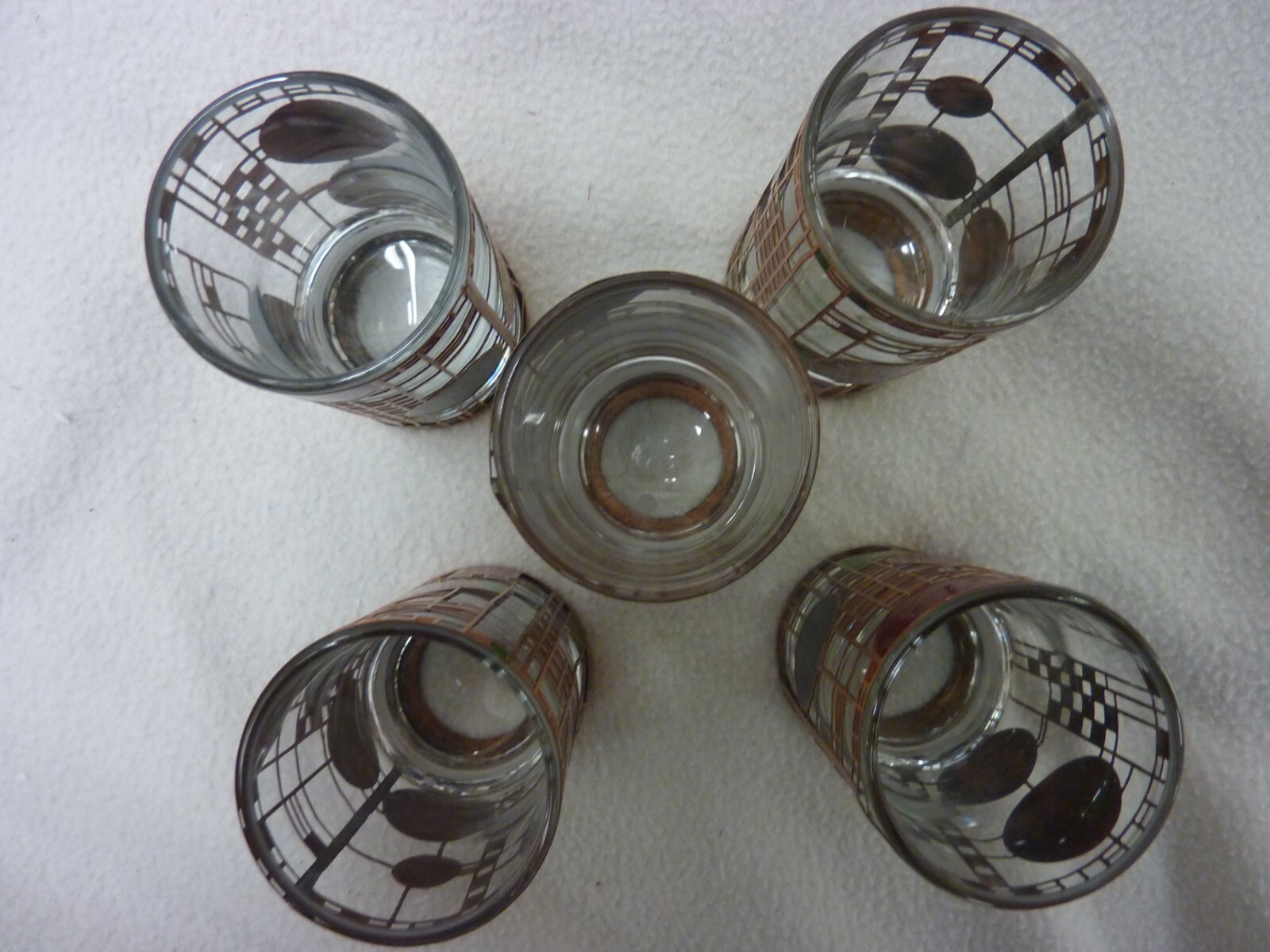 5 FRANK LLOYD WRIGHT  AVERY COONLEY VOTIVE CANDLE HOLDER PLAYHOUSE RIVERSIDE IL