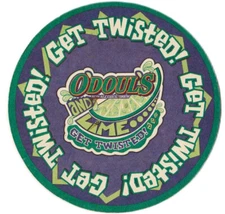 Odoul's Get Twisted Beer Coaster Anheuser Busch St Louis MO