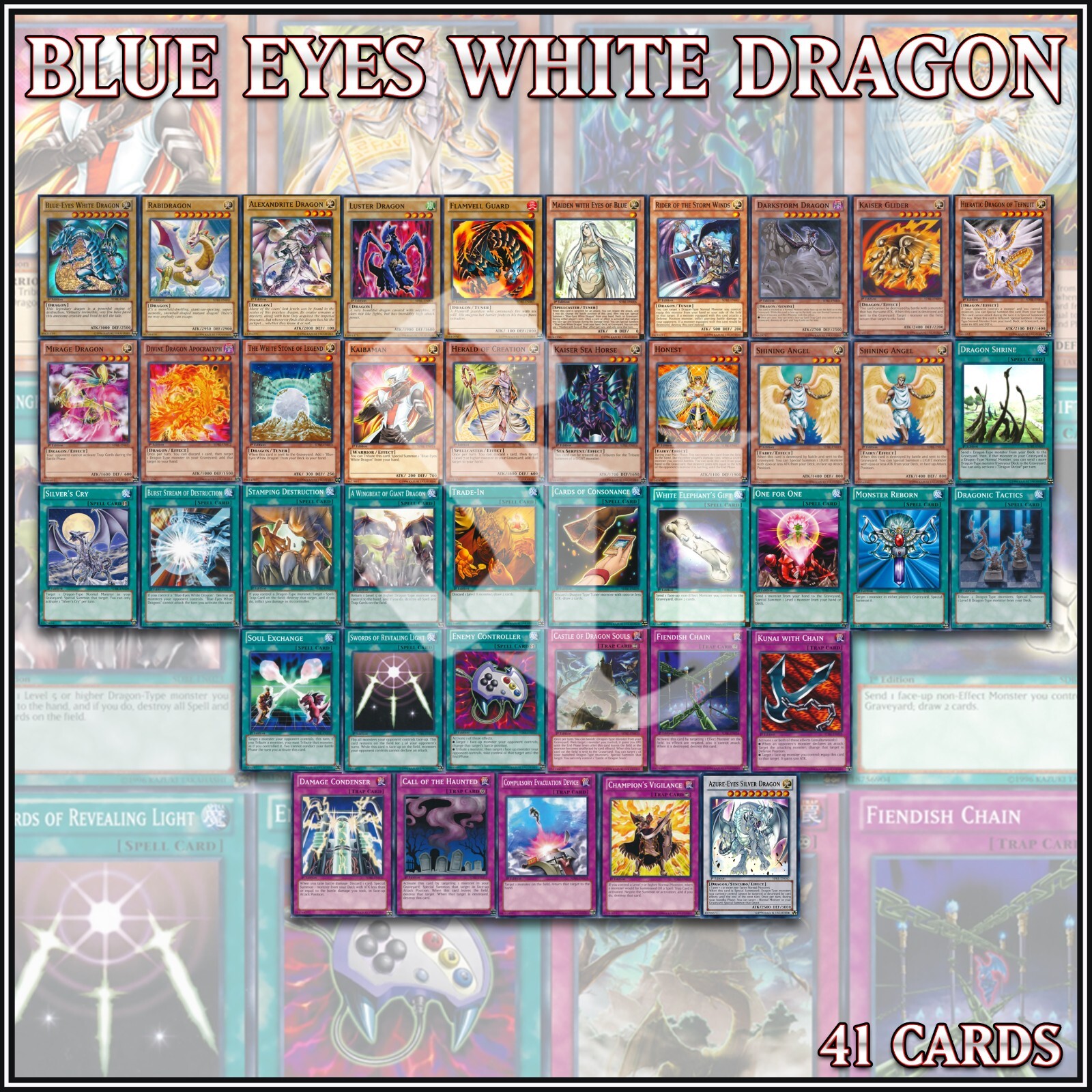 Blue Eyes White Dragon Deck