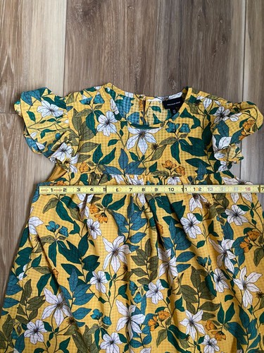 Who What Wear Women's Size XS Multicolor Floral Short Sleeve Dress - Picture 4 of 6