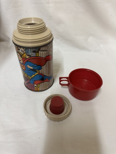 1967 Vintage Superman Metal Thermos Rare. Bottle - Picture 9 of 13