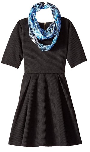 sachin and babi light blue dress Double Up High Slit Maxi Dress - Black main image 0