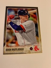2015 Topps Update Gold Foil Josh Rutledge 121/2015 Red Sox #US285
