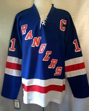 Mark Messier New York Rangers Blue & White "1970-1976 Throwback" CCM NHL Jersey