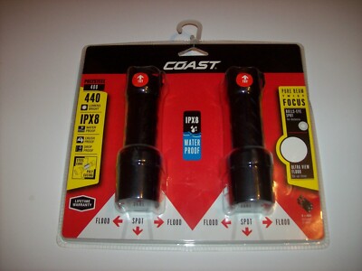 coast polysteel 400r rechargeable flashlight 400 440 Lumen Waterproof Pure Beam Focusing LED with Twist Focus and Stainless Steel Core , Black Tools & Home Improvement sized TWIST FOCUS light combines two beams in one with seamless transitions between Ultra View Flood Beam and BULLS Coast Polysteel 400 Flashlight -