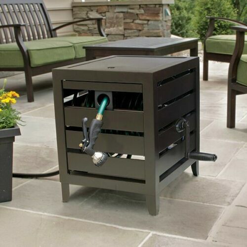 Large Hose Reel Cart Holder Garden Yard Watering Planting Steel Rolling 300ft Hd For Sale Online Ebay