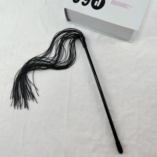 Silicone Whip Racing Riding Crop Party Queen Black Horse Riding Whip - Picture 4 of 6