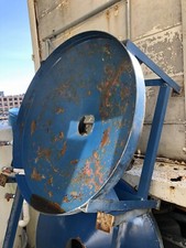 400 Gallon Polypropylene Cone Bottom Tank with Steel Stand