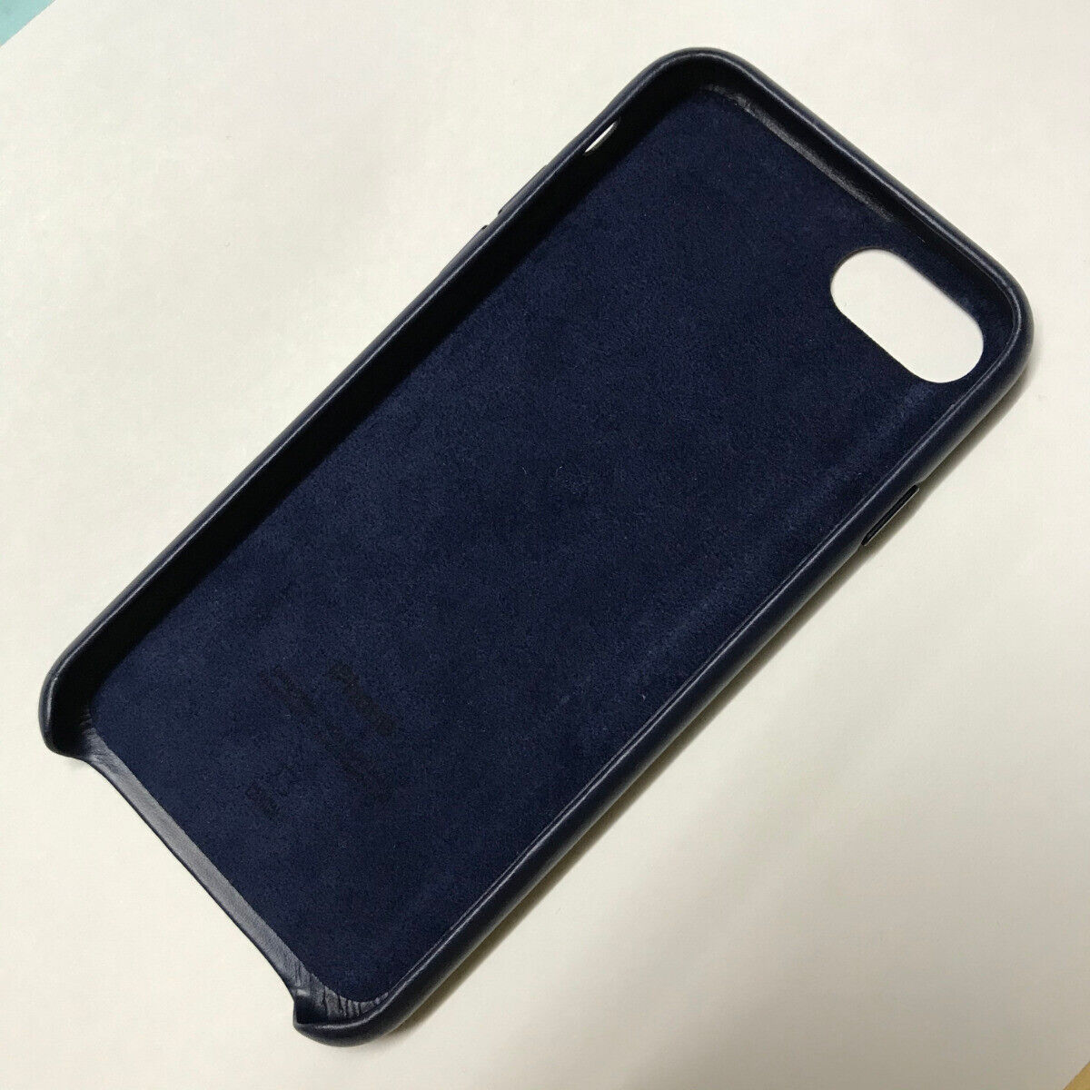 Apple iPhone 8 Plus / 7 Plus Leather Case - Midnight Blue