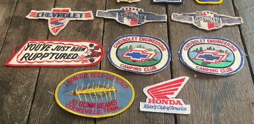 Vintage Lot 16 Patches Pontiac Chevy Buick Mechanic Dealership Uniform Rare - Picture 2 of 11