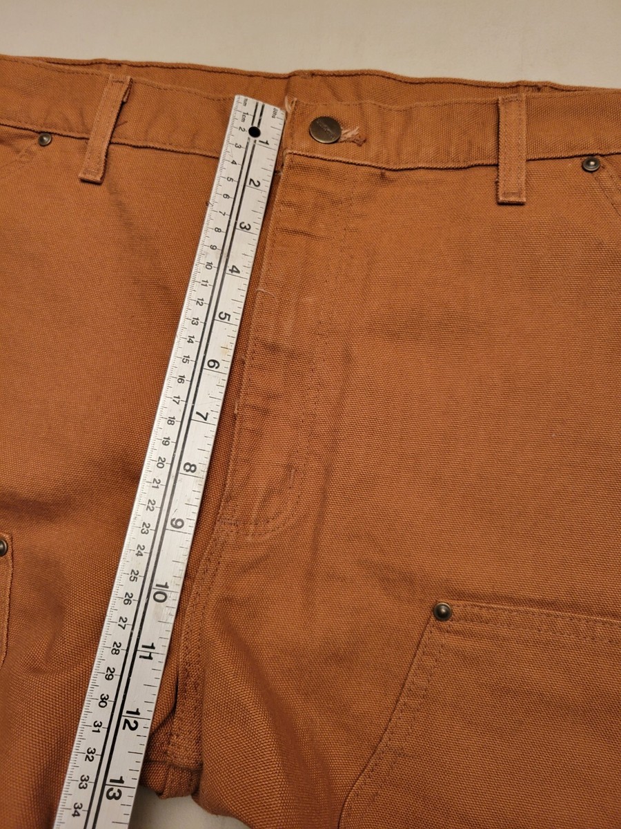 B*u様 Carhartt double knee BRN 36x30 Carhartt Double Knee Pants 36x30 Brown Utility Work Y2K B136 BRN