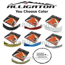 Alligator Shift Gear Slick Cable Braided Kit Front& Rear fit Shimano SRAM Campy