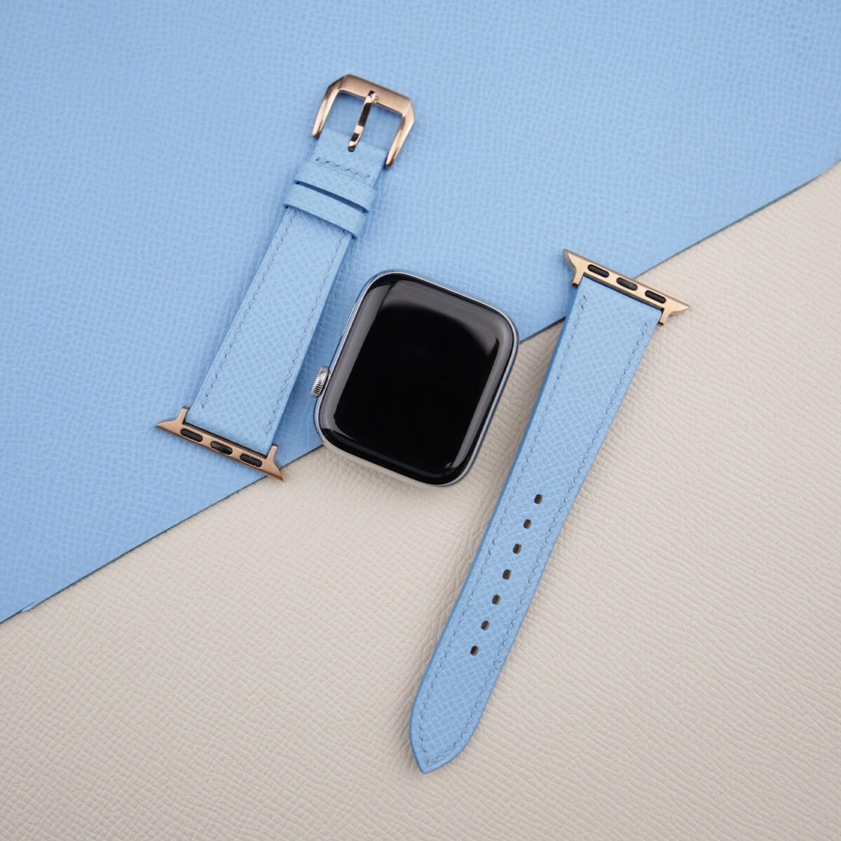 Retro Leather Strap For Apple watch band 44mm 40mm 42mm 38mm wrist