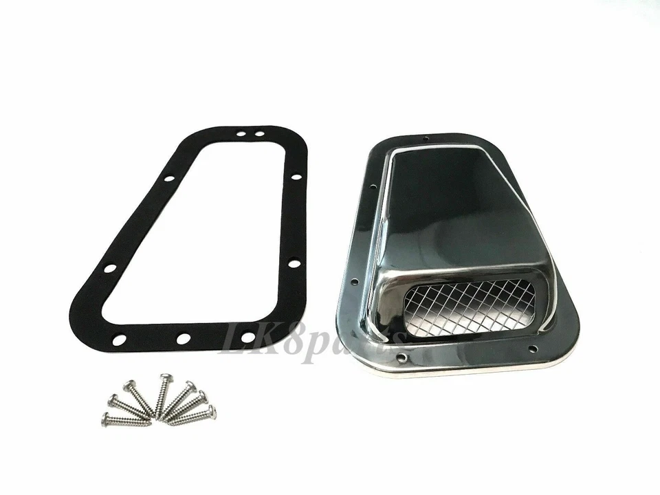 Land Rover Defender Ala Superior Rejilla de admisión de aire Acero inoxidable LH Lado del conductor Foto 3 de 4