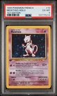 1999 Pokemon FRENCH 1st Edition Base Set Mewtwo Holo 10/102 PSA 6 EX-MT