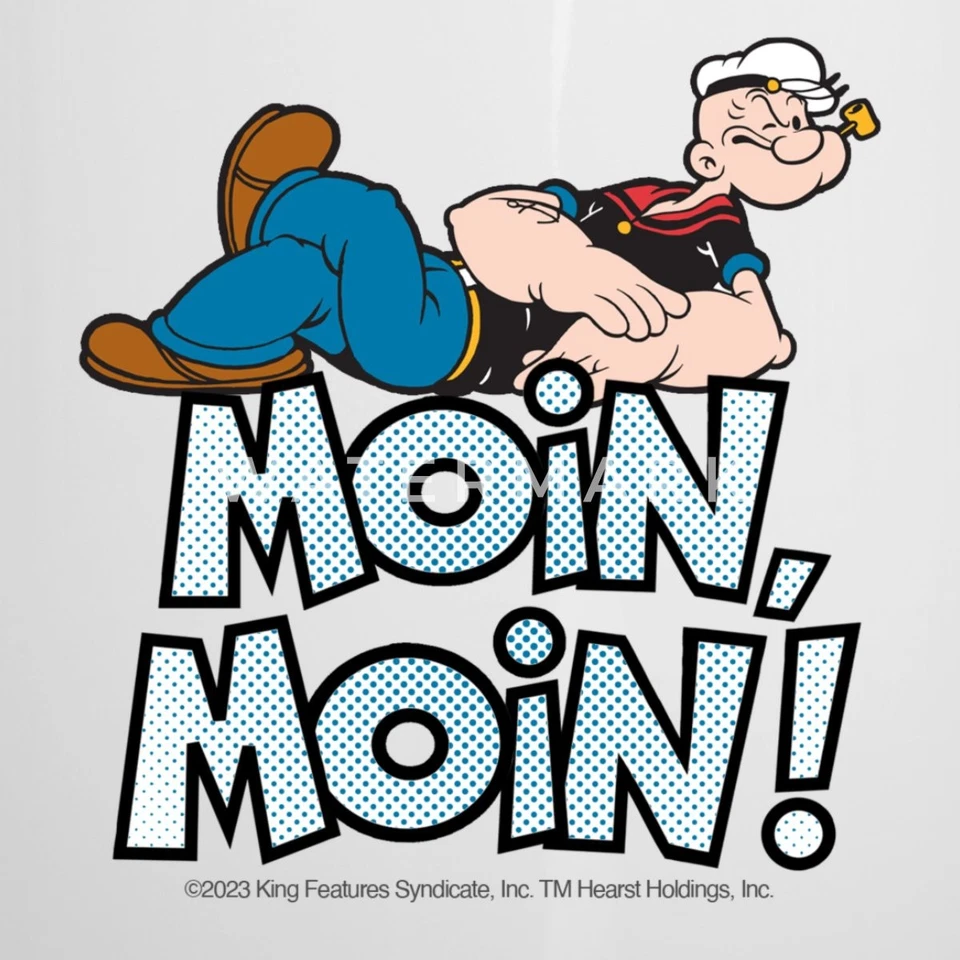 Popeye Moin, Moin Camping-Becher, One size, Weiß - Bild 2 von 4