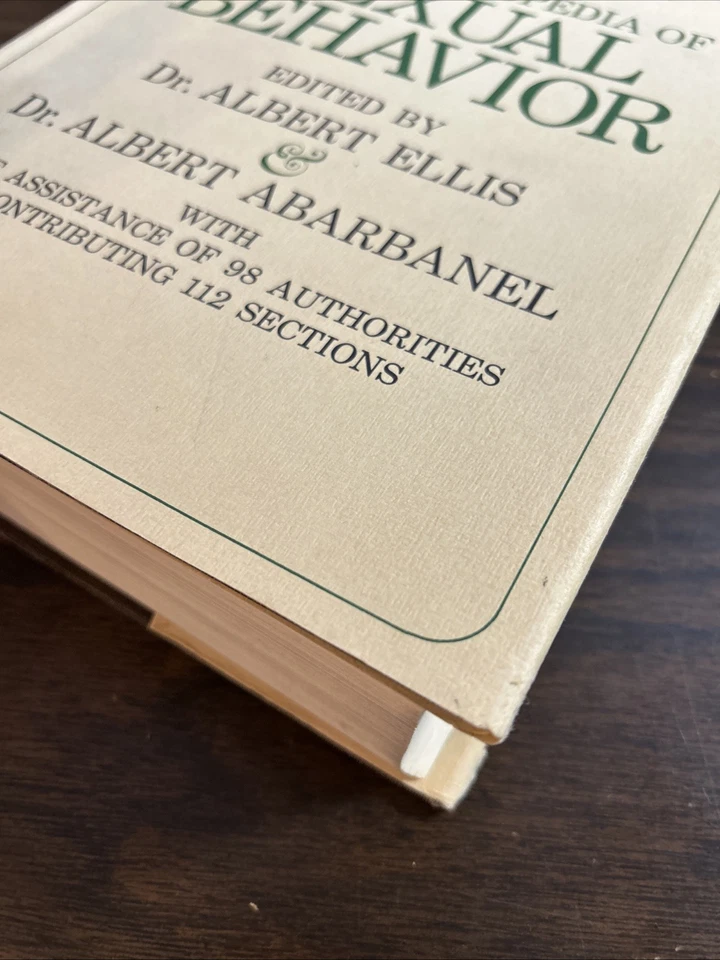Albert Ellis, Albert Abarbanel THE ENCYCLOPEDIA OF SEXUAL BEHAVIOR New 1967 Ed - Image 2 of 4