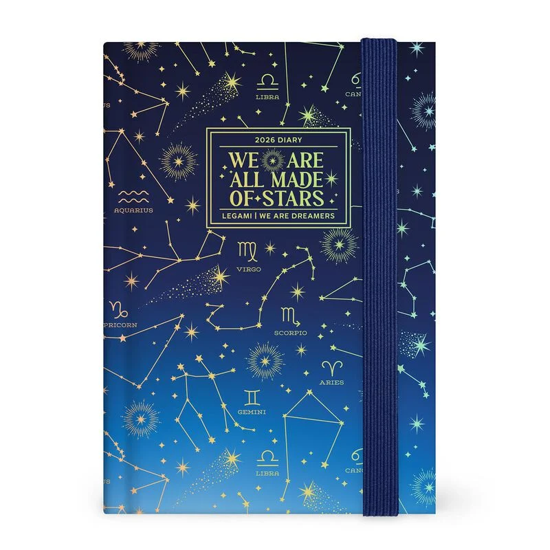 AGENDA SMALL PHOTO DAILY GIORNALIERA 12 MONTH 2026 - STARS LEGAMI