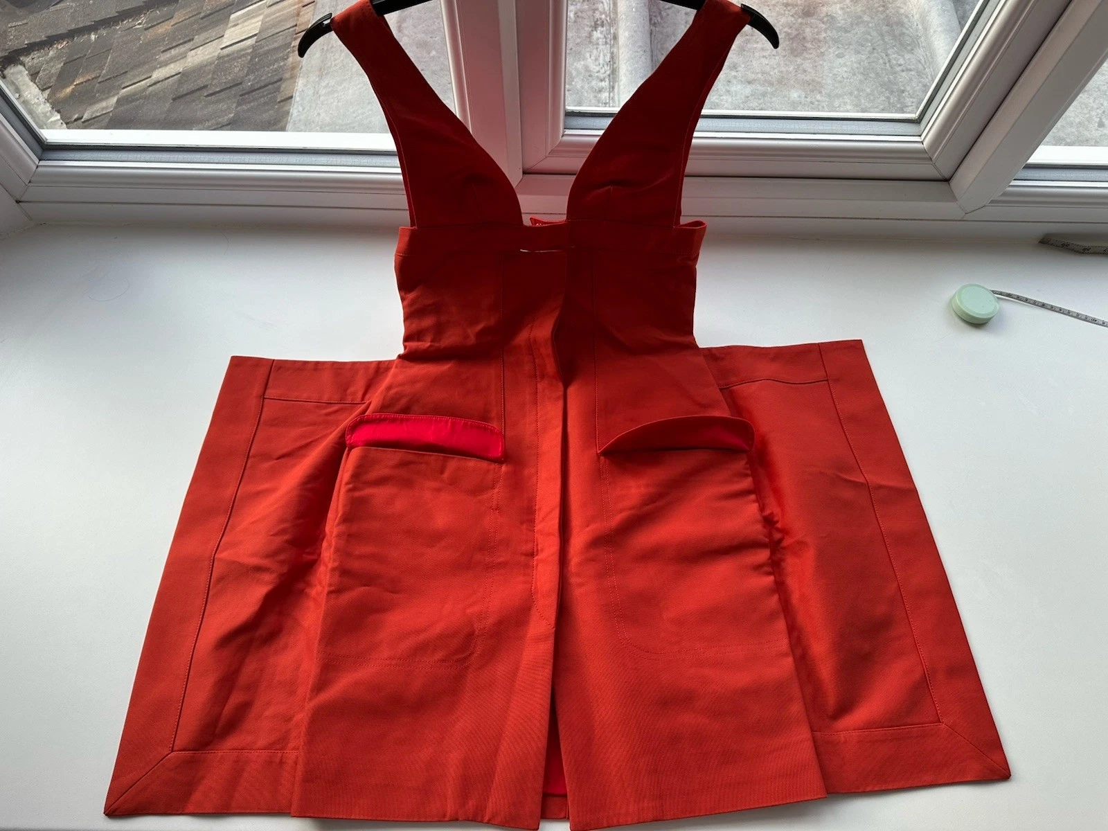 Abito donna Jacquemus La Collectionne 10 arancione cotone viscosa