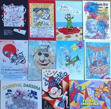 Carnevale Di Viareggio 2026 - 11 Cartoline 