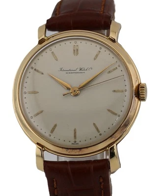 IWC Shark Fin 18k / 750er Roségold 37mm Vintage 43 Gramm Ref.: 521 Herrenuhr - Bild 1 von 4