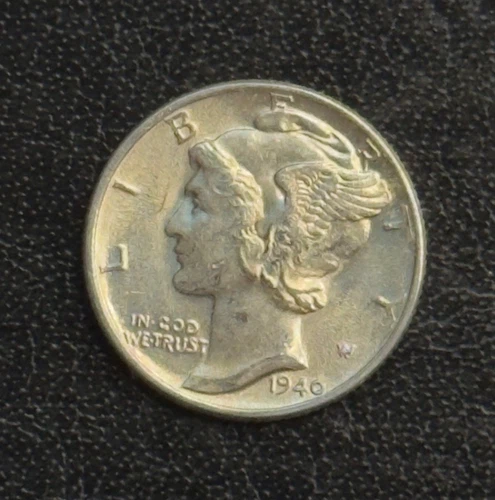 1940-P Mercury Dime 90% Silver BU Higher Grade